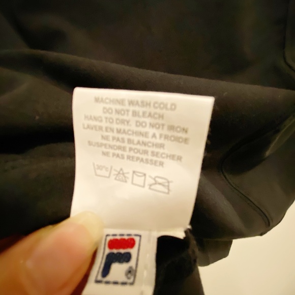 Fila Vintage Black Sport Tee Front Fila logo S - Picture 6 of 7